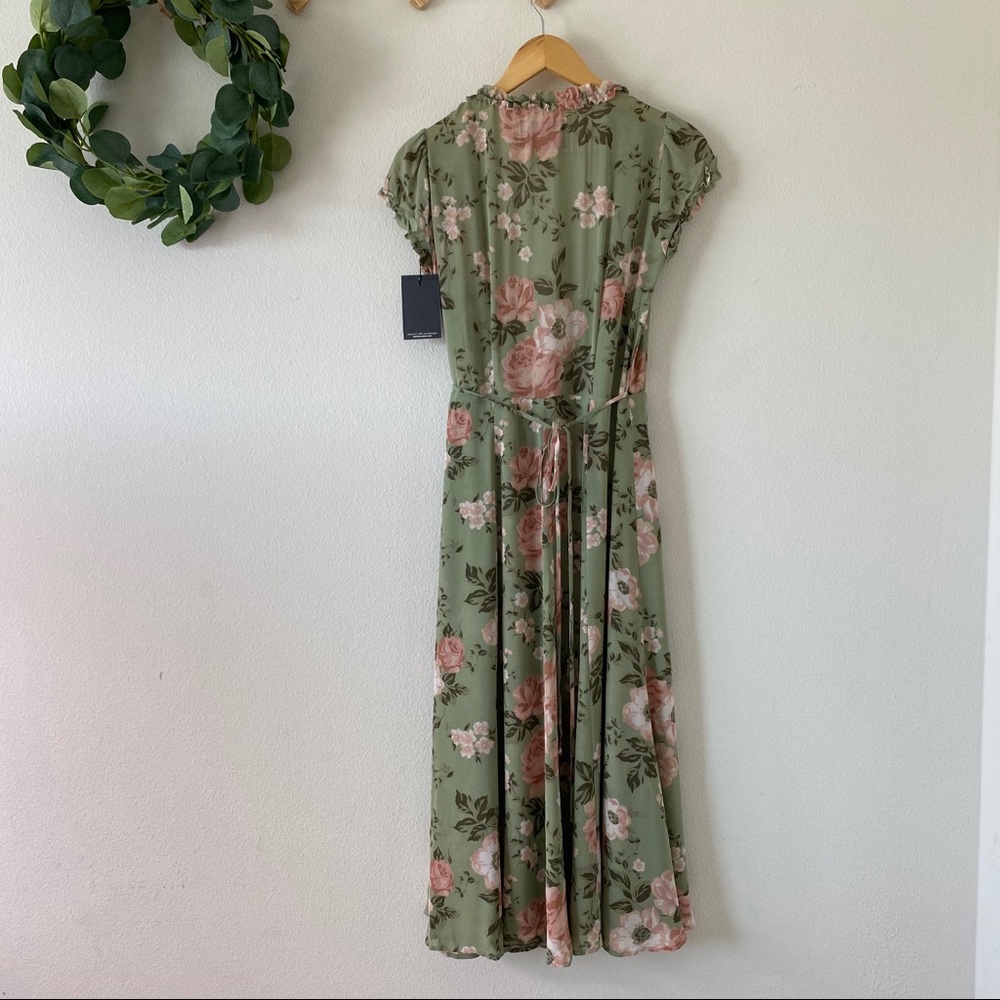 🎉2X HOST PICK 🎉REFORMATION Gwenyth Wrap dress - Picture 12 of 16